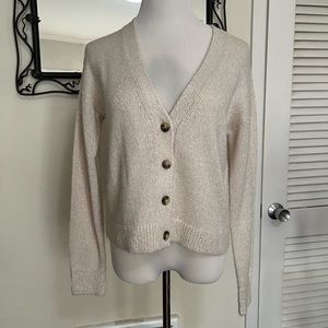 Intermix Beige NWT sweater with sparkles